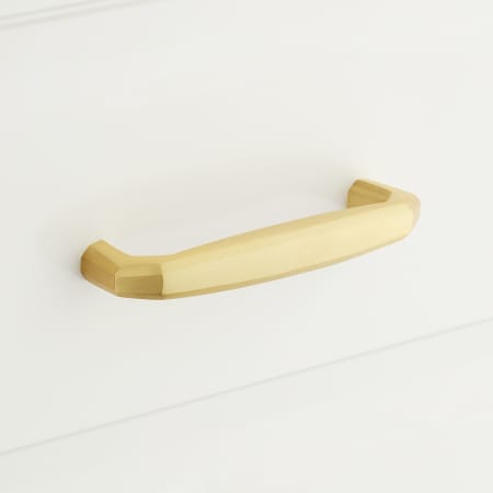 A large image of the Signature Hardware 953753-334 Satin Brass