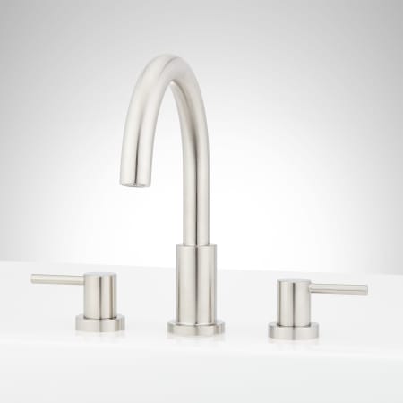 A large image of the Signature Hardware 953766-LV Brushed Nickel