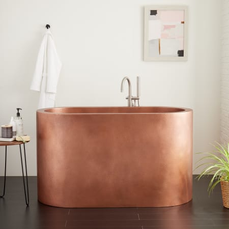 A large image of the Signature Hardware 484212 Copper / Black