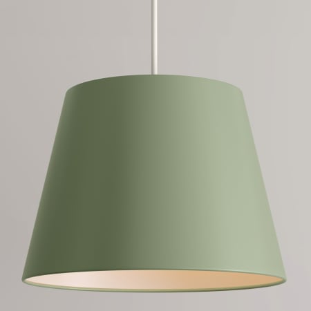 A large image of the Signature Hardware 953469 Aspen Green / White