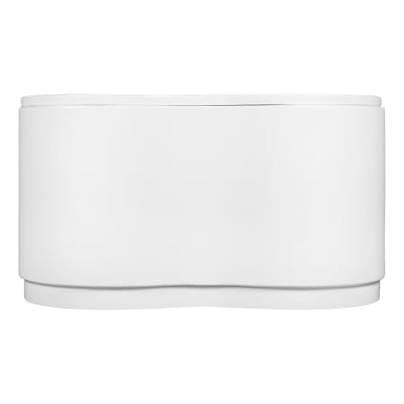 A large image of the Signature Hardware 953888 White / Polished Brass Drain