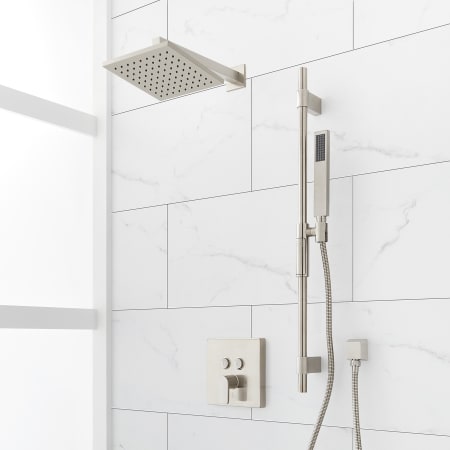 A large image of the Signature Hardware 953899 Brushed Nickel