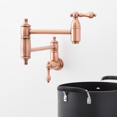 A large image of the Signature Hardware 907294 Satin Copper
