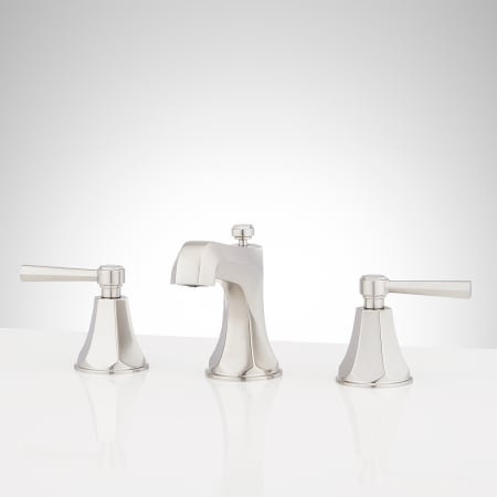 A large image of the Signature Hardware 955082-L Brushed Nickel