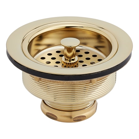 A large image of the Signature Hardware 933321 Polished Brass