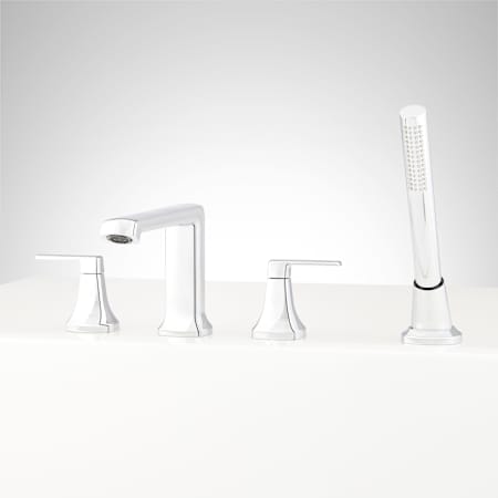 A large image of the Signature Hardware 955151-V Chrome