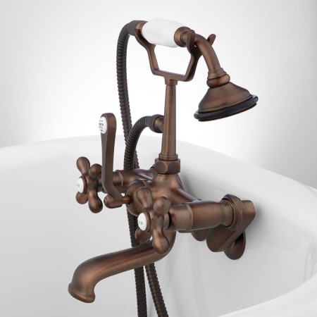 A large image of the Signature Hardware 900480 Signature Hardware-900480-Oil Rubbed Bronze Side View