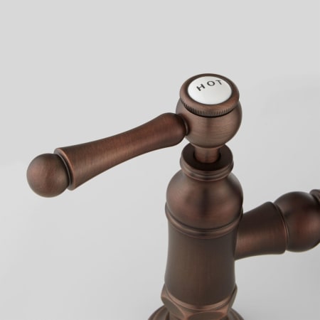 A large image of the Signature Hardware 906110 Signature Hardware-906110-Handle Detail - Oil Rubbed Bronze