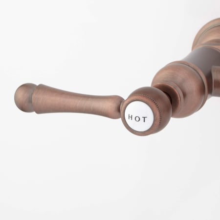A large image of the Signature Hardware 906112 Signature Hardware-906112-Handle Detail - Oil Rubbed Bronze