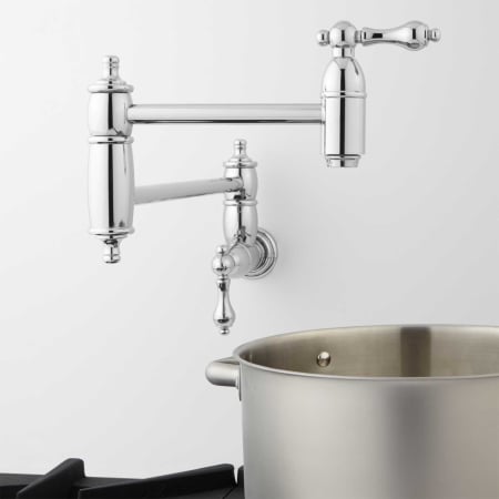 A large image of the Signature Hardware 907294 Signature Hardware-907294-Application Shot - Chrome