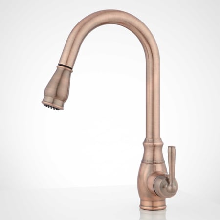 A large image of the Signature Hardware 921264 Signature Hardware-921264-Side View - Antique Copper
