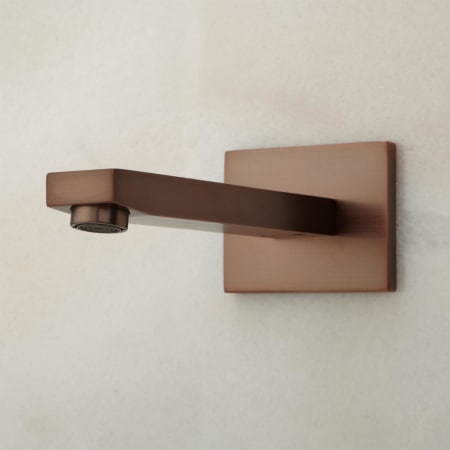 A large image of the Signature Hardware 925939 Signature Hardware-925939-Tub Spout - Oil Rubbed Bronze