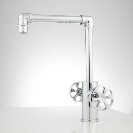 A large image of the Signature Hardware 929281-NO Signature Hardware-929281-NO-Chrome - Side
