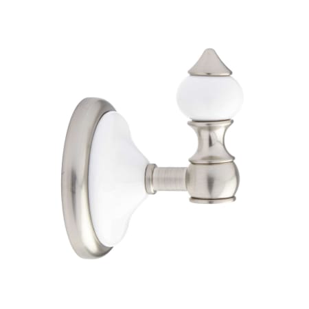 A large image of the Signature Hardware 929498 Signature Hardware-929498-Brushed Nickel-Side View
