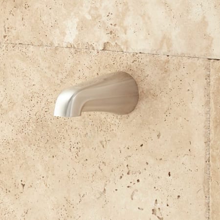 Signature Hardware 414883 Brushed Nickel Trimble Pressure Balanced Shower System with 6" Rain ...