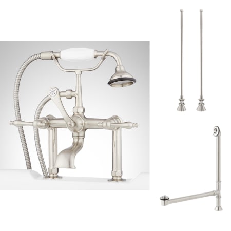 A large image of the Signature Hardware 935655-4 Signature Hardware-935655-4-Brushed Nickel Contents