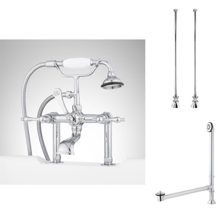 A large image of the Signature Hardware 935655-4 Signature Hardware-935655-4-Chrome Contents