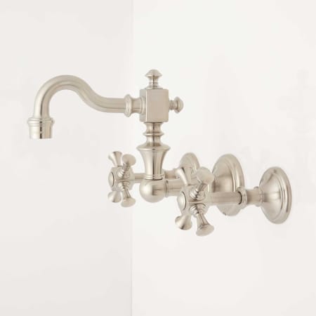 A large image of the Signature Hardware 935663 Signature Hardware-935663-Side - Satin Nickel