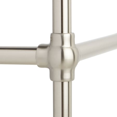 A large image of the Signature Hardware 937107 Signature Hardware-937107-Brushed Nickel Close Up