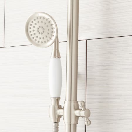 A large image of the Signature Hardware 939624 Signature Hardware-939624-Brushed Nickel Hand Shower