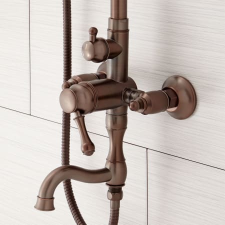 A large image of the Signature Hardware 939624 Signature Hardware-939624-Oil Rubbed Bronze Detail