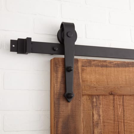 A large image of the Signature Hardware 939914 Signature Hardware-939914-Black Rail