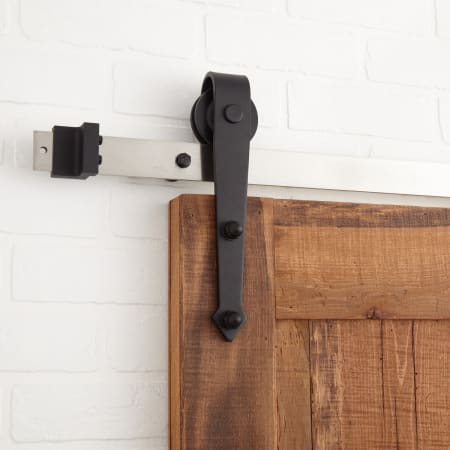 A large image of the Signature Hardware 939914 Signature Hardware-939914-Stainless Rail