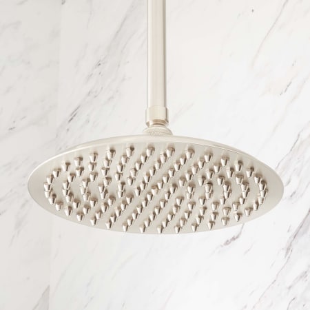 A large image of the Signature Hardware 940598-12-6 Signature Hardware-940598-12-6-Brushed Nickel Detail