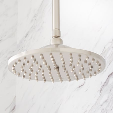 A large image of the Signature Hardware 940601-10-6 Signature Hardware-940601-10-6-Brushed Nickel Detail