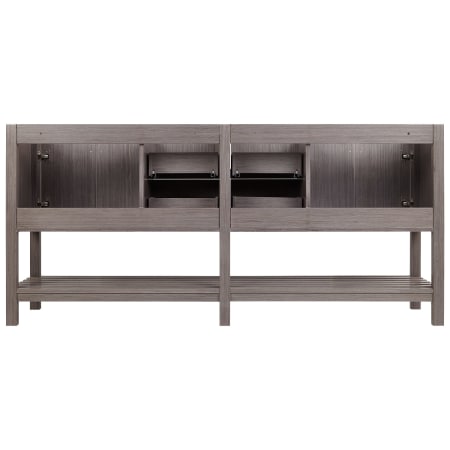 A large image of the Signature Hardware 941132-1 Signature Hardware-941132-1-Back View Vanity Base Only
