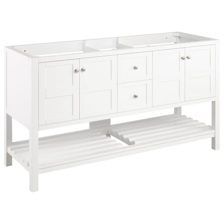 A large image of the Signature Hardware 942024-8 Signature Hardware-942024-8-Vanity Cabinet Base Only at Angle