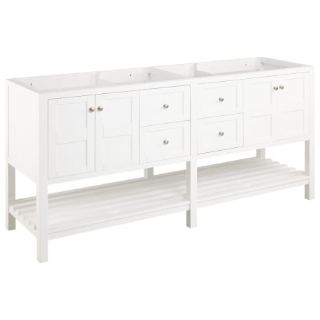 A large image of the Signature Hardware 942025-8 Signature Hardware-942025-8-Vanity Cabinet Base Only at Angle