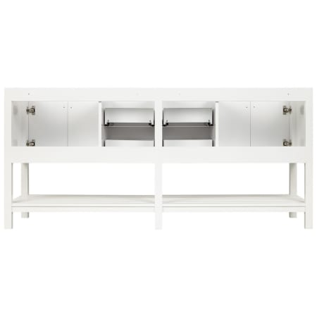 A large image of the Signature Hardware 942025-8 Signature Hardware-942025-8-Vanity Cabinet Base Only Back View