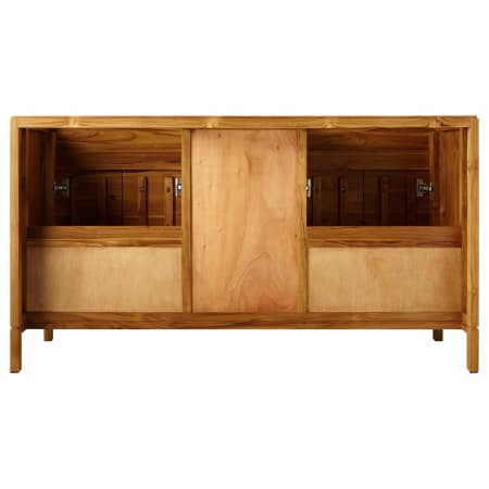 A large image of the Signature Hardware 942057 Signature Hardware-942057-Vanity Cabinet Base Only Back View