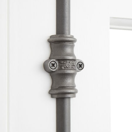 A large image of the Signature Hardware 942096 Signature Hardware-942096-Antique Iron-Guide Detail