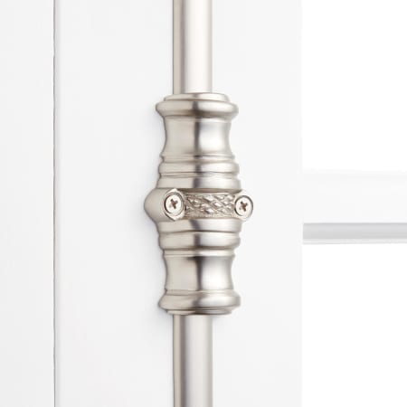 A large image of the Signature Hardware 942097 Signature Hardware-942097-Brushed Nickel-Guide Detail