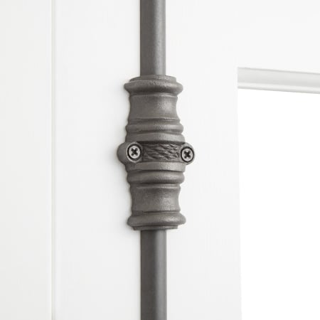 A large image of the Signature Hardware 942098 Signature Hardware-942098-Antique Iron-Guide Detail