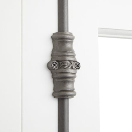A large image of the Signature Hardware 942110 Signature Hardware-942110-Antique Iron-Guide Detail