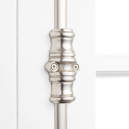 A large image of the Signature Hardware 942151 Signature Hardware-942151-Brushed Nickel-Guide Detail