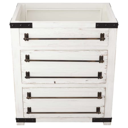 A large image of the Signature Hardware 942173-8 Signature Hardware-942173-8-Vanity Cabinet Base Only Raised Front View