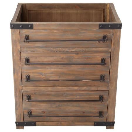 A large image of the Signature Hardware 942173-8 Signature Hardware-942173-8-Vanity Cabinet Base Only Raised Front View