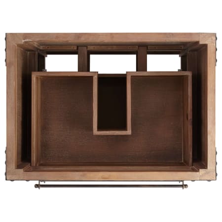 A large image of the Signature Hardware 942173-8 Signature Hardware-942173-8-Vanity Cabinet Base Only Top View