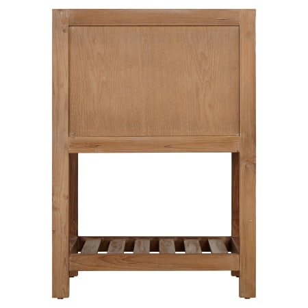 A large image of the Signature Hardware 942212-L Signature Hardware-942212-L-Vanity Cabinet Base Only Back View