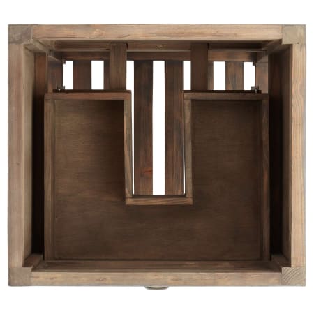 A large image of the Signature Hardware 942213-8 Signature Hardware-942213-8-Vanity Cabinet Base Only Top View