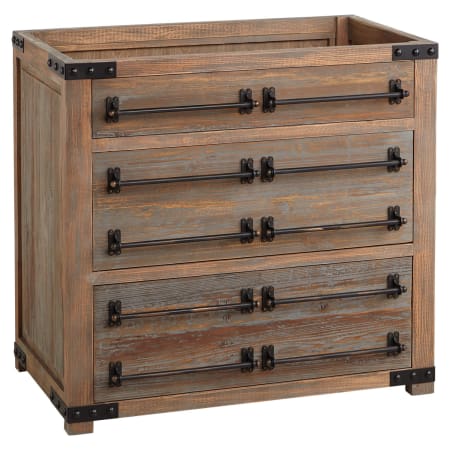 A large image of the Signature Hardware 942285-8 Signature Hardware-942285-8-Vanity Cabinet Base Only at Angle