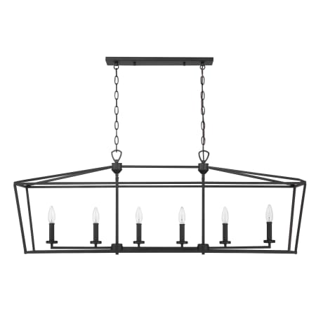 Signature Hardware 440561 Black Hillpoint 6 Light 48