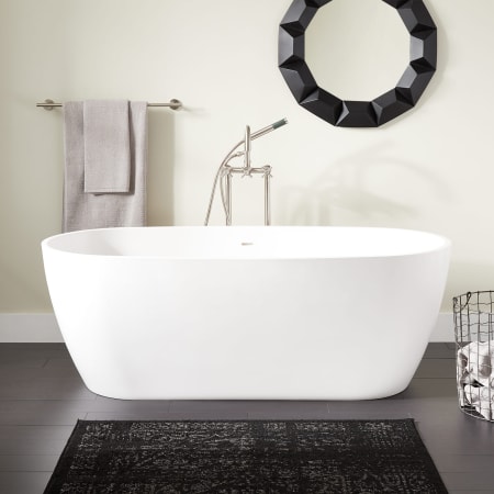 signature hardware tub ocala freestanding surface solid