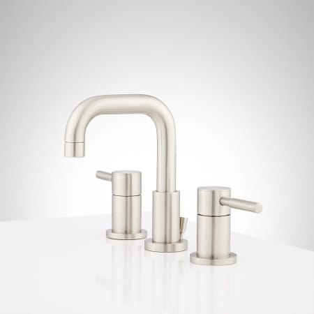 Signature Hardware 447884 Chrome Edenton 1.2 GPM Widespread Bathroom Faucet with Pop-Up Drain ...