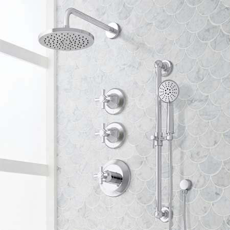 A large image of the Signature Hardware 955140-C Chrome
