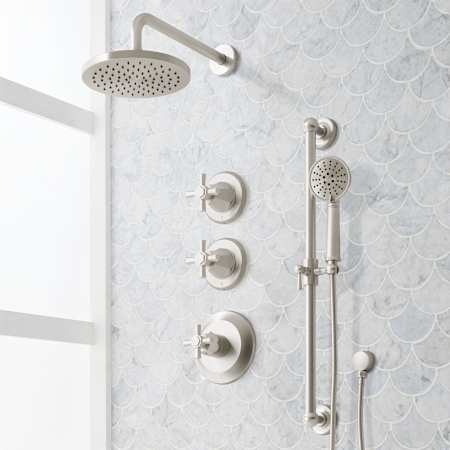 A large image of the Signature Hardware 955140-C Brushed Nickel